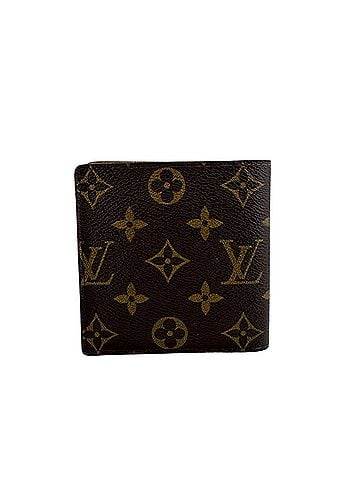Louis Vuitton Louis Vuitton Monogram Portefeuille Cartes Crédit Monnaie M61665 Bi-fold Wallet Brown Leather (view 2)