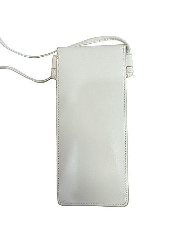 Céline CELINE Leather Mobile Phone Pouch, White, for Smartphone Storage, Shoulder Unisex (view 2)