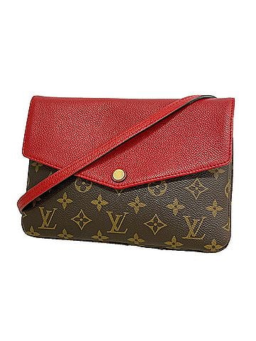 Louis Vuitton Louis Vuitton Monogram Twice Shoulder Bag M50184 Brown Cerise Women's P3595298 (view 1)