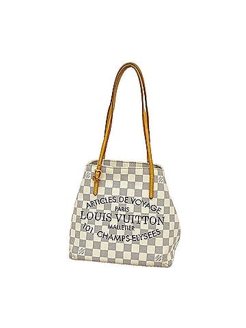 Louis Vuitton Louis Vuitton Damier Azur Cabas PM Shoulder Bag N41376 White Women's P3595280 (view 1)