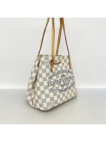 Louis Vuitton Louis Vuitton Damier Azur Cabas PM Shoulder Bag N41376 White Women's P3595280 (view 2)