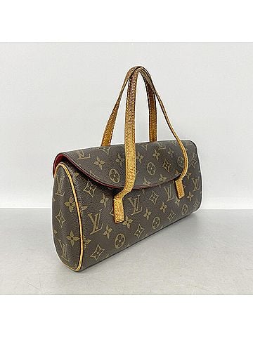 Louis Vuitton Louis Vuitton Monogram Sonatine Handbag M51902 Brown Women's P3595270 (view 2)
