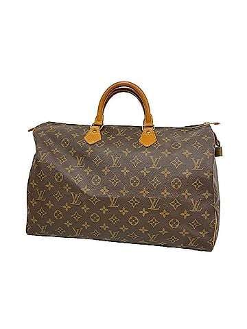 Louis Vuitton Louis Vuitton Monogram Speedy 40 Handbag M41106 Brown Women's P3590146 (view 1)