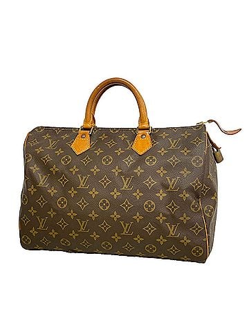 Louis Vuitton Louis Vuitton Monogram Speedy 35 Handbag M41107 Brown Women's P3589158 (view 1)
