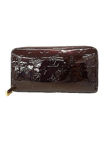 Louis Vuitton Louis Vuitton Vernis Zippy Wallet M93522 Amarante Women's Long (view 1)