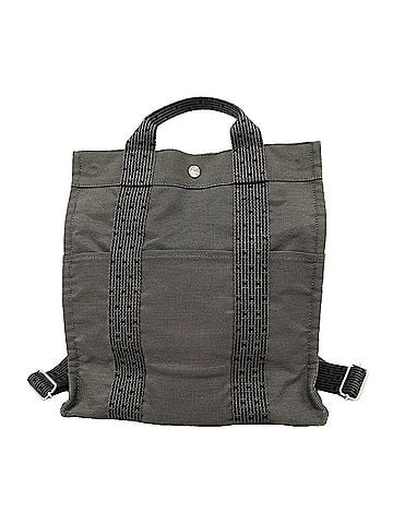 Hermès Hermes bag, backpack, daypack, Herline Ad MM nylon, gray, women's. (view 1)