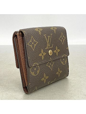 Louis Vuitton Louis Vuitton Tri-fold Wallet Monogram Portemonnaie Billet Carte Credit M61652 Brown Women's (view 2)