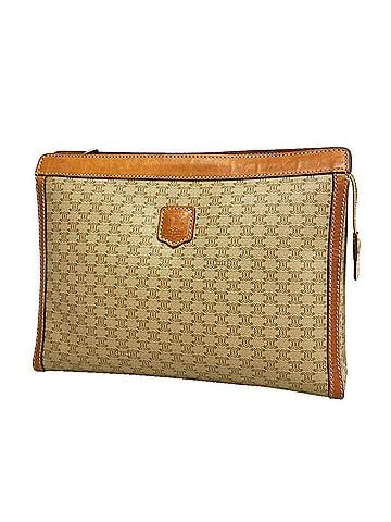 Céline Celine Macadam Clutch Bag, Beige, Men's (view 1)