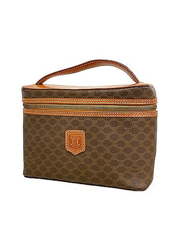 Céline Celine handbag/vanity bag, Macadam pattern, brown, for women. (view 1)