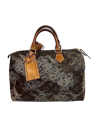 Louis Vuitton LOUIS VUITTON M95398 Speedy 30 Handbag Monogram Dentelle Argent Brown (view 1)