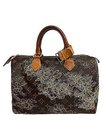 Louis Vuitton LOUIS VUITTON M95398 Speedy 30 Handbag Monogram Dentelle Argent Brown (view 2)
