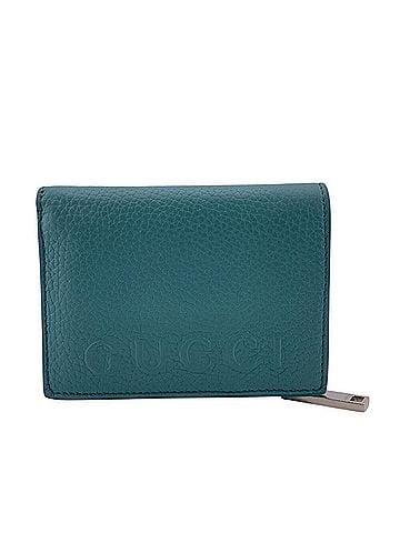 Gucci Gucci GUCCI Japan Limited Edition Bi-fold Wallet Leather Bi-color Green Yellow 835076 (view 1)