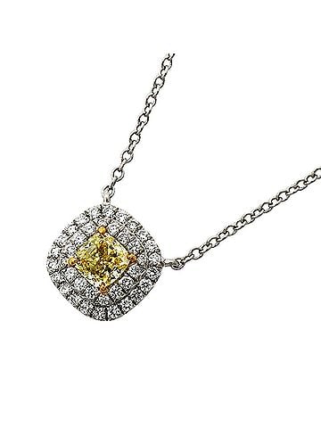Tiffany & Co. Tiffany &amp; Co. Soleste Necklace, 18K Yellow Gold (KYG), Platinum (Pt950), Diamond, Ladies' P3641653 (view 1)