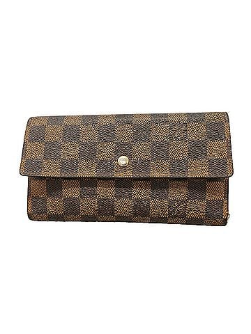 Louis Vuitton Louis Vuitton Tri-fold Long Wallet Damier Portefeuille International N61217 Ebene Ladies P3636469 (view 1)