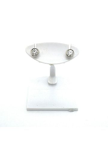 Tiffany & Co. Tiffany &amp; Co. By the Yard Earrings, 1PD (One Diamond), Pt950 Platinum, Ladies' P3627283 (view 2)