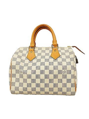 Louis Vuitton Louis Vuitton Damier Azur Speedy 25 Handbag N41534 White Women's P3666248 (view 1)