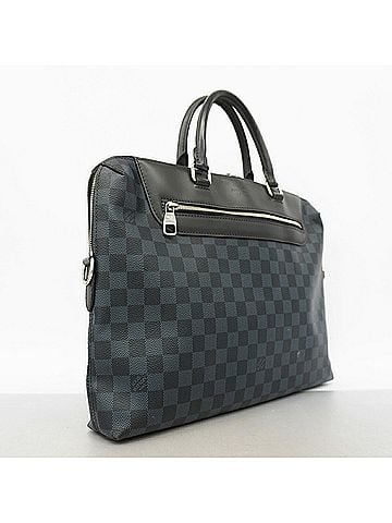 Louis Vuitton Louis Vuitton Damier Cobalt Portedocument Jour NM PDJ N41589 Black Navy Men's Bag P3664500 (view 2)