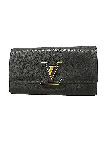 Louis Vuitton Louis Vuitton Long Wallet, Taurillon Leather, Portefeuille Capucines, M62148, Noir (Women's), P3662779 (view 1)