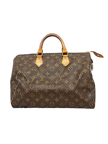 Louis Vuitton Louis Vuitton Monogram Speedy 35 Handbag M41107 Brown Women's P3661434 (view 1)