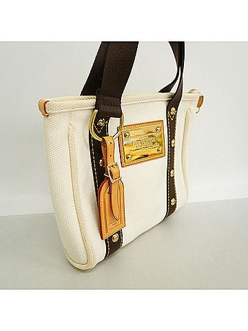 Louis Vuitton Louis Vuitton Antigua Cabas PM Handbag M40039 Ecru (Women's) P3660876 (view 2)
