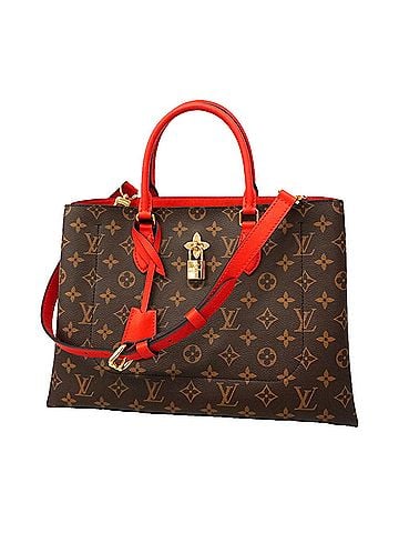 Louis Vuitton Louis Vuitton Monogram Flower Tote Bag M43553 Coquelicot 2-way bag for women P3660804 (view 1)