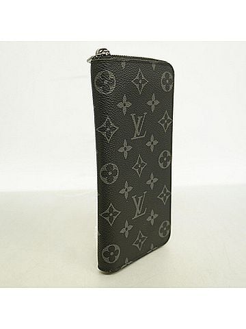 Louis Vuitton Louis Vuitton Monogram Eclipse Zippy Wallet Vertical Long M62295 Black Men's P3657772 (view 2)