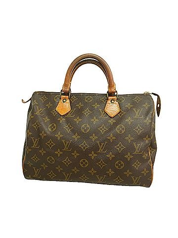 Louis Vuitton Louis Vuitton Monogram Speedy 30 Handbag M41108 Brown Women's P3656496 (view 1)