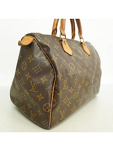 Louis Vuitton Louis Vuitton Monogram Speedy 30 Handbag M41108 Brown Women's P3656496 (view 2)