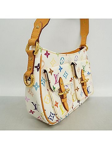Louis Vuitton Louis Vuitton Monogram Multicolor Lodge PM Shoulder Bag M40053 White Blanc Women's P3652915 (view 2)