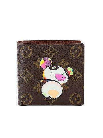 Louis Vuitton Louis Vuitton Monogram Panda Portefeuille Cartes Credit Monnaie Bi-fold Wallet M61666 Takashi Murakami (view 1)