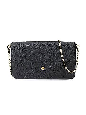 Louis Vuitton Louis Vuitton Monogram Empreinte Pochette Felicie Chain Wallet Leather Noir M82477 RFID (view 1)