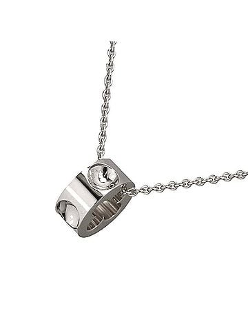 Louis Vuitton Louis Vuitton Pendant Empreinte Necklace 40cm 18K WG White Gold 750 (view 1)