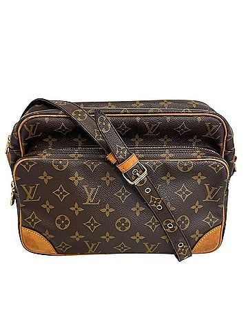 Louis Vuitton Louis Vuitton Nile Monogram M45244 Shoulder Bag, Leather, Brown, Men's (view 1)