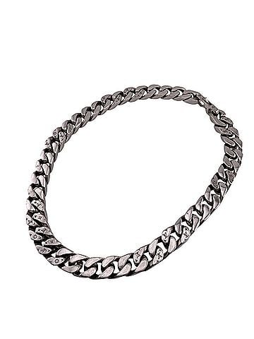 Louis Vuitton LOUIS VUITTON M69987 Collier LV Chain Links GP Necklace Silver (view 1)