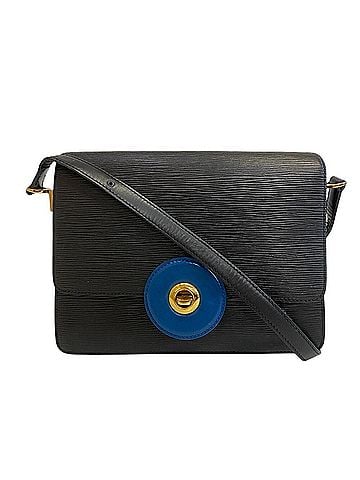 Louis Vuitton Louis Vuitton Epi Freerun Turnlock Shoulder Bag, Leather, Black/Blue, Women's VI0970 (view 1)