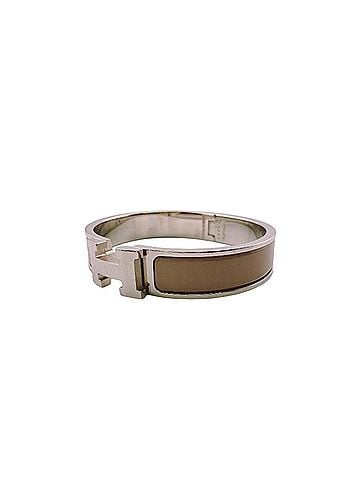 Hermès HERMES Hermes Click H Bangle GP Silver Women's (view 1)