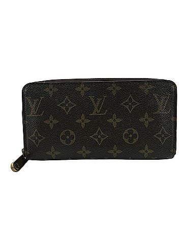 Louis Vuitton Louis Vuitton M60017 Monogram Zippy Wallet Round Long Brown Unisex (view 1)