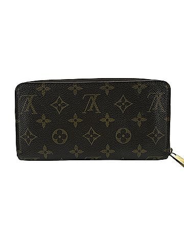 Louis Vuitton Louis Vuitton M60017 Monogram Zippy Wallet Round Long Brown Unisex (view 2)