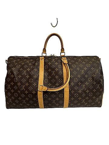 Louis Vuitton Louis Vuitton Keepall Bandoulière 55 M41414 Monogram Canvas Brown Boston Bag Shoulder Unisex (view 1)