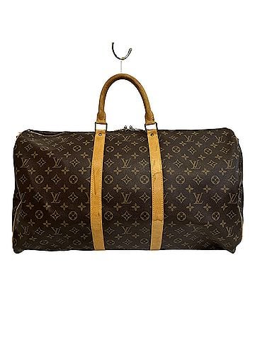 Louis Vuitton Louis Vuitton Keepall Bandoulière 55 M41414 Monogram Canvas Brown Boston Bag Shoulder Unisex (view 2)