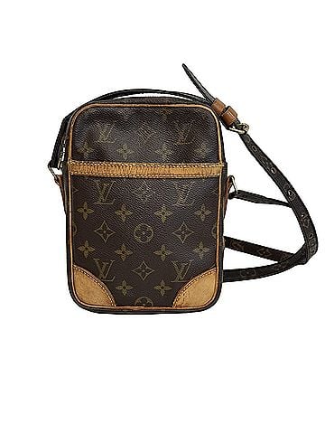 Louis Vuitton Louis Vuitton M45266 Danube Monogram Canvas Leather Shoulder Bag Pochette Crossbody Brown Men's Women's (view 1)