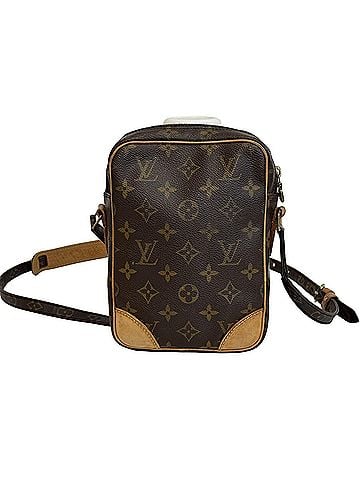 Louis Vuitton Louis Vuitton M45266 Danube Monogram Canvas Leather Shoulder Bag Pochette Crossbody Brown Men's Women's (view 2)