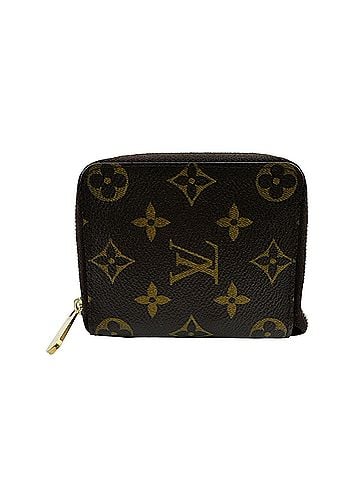 Louis Vuitton LOUIS VUITTON Louis Vuitton Monogram Agenda Mini Zip R21045 Bi-fold Wallet Card Case Brown Leather Men's (view 1)