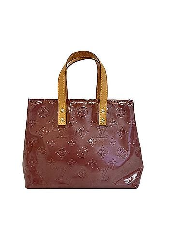 Louis Vuitton Louis Vuitton LOUIS VUITTON Lead PM M91993 Monogram Vernis Enamel Handbag Purple Amarante Women's (view 1)