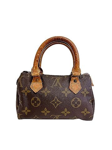 Louis Vuitton Louis Vuitton Mini Speedy M41534 Monogram Canvas Handbag Brown Women's (view 1)