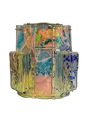 Louis Vuitton LOUIS VUITTON M44766 Christopher GM Monogram Prism PVC Backpack/Daypack (Transparent) (view 1)