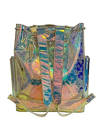 Louis Vuitton LOUIS VUITTON M44766 Christopher GM Monogram Prism PVC Backpack/Daypack (Transparent) (view 2)