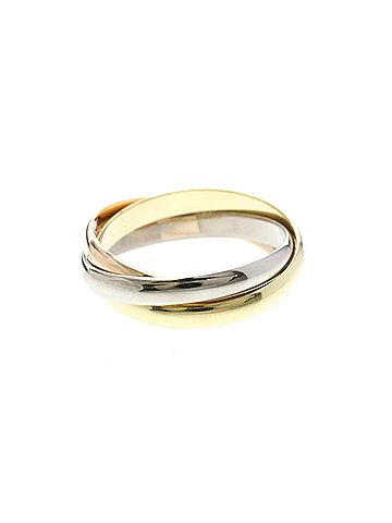 Cartier Cartier Trinity Ring Yellow Gold (18K),Pink Gold (18K),White Gold (18K) Polished (view 2)