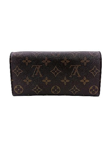 Louis Vuitton LOUIS VUITTON M60136 Portefeuille Emilie Monogram Leather Brown Long Wallet for Women (view 2)
