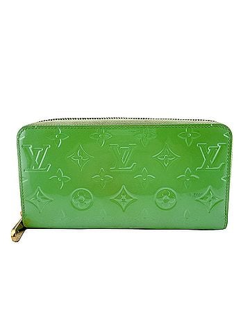 Louis Vuitton LOUIS VUITTON M82065 Zippy Wallet Monogram Vernis Gummy Apple Green Long Round (view 1)